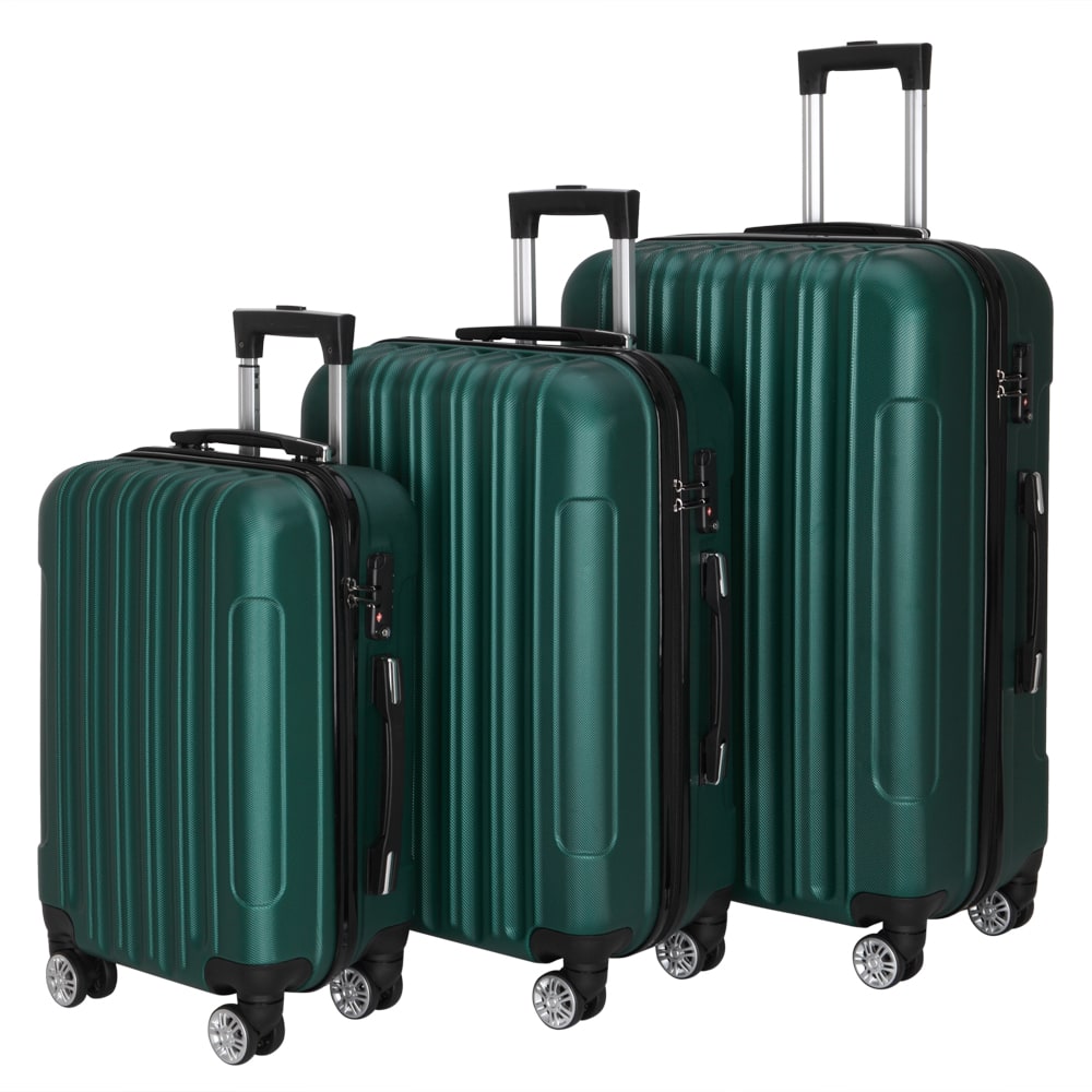 Expandable Hard Shell Luggage Set - 3-In-1 Multifunctional Large Capacity Travel Storage