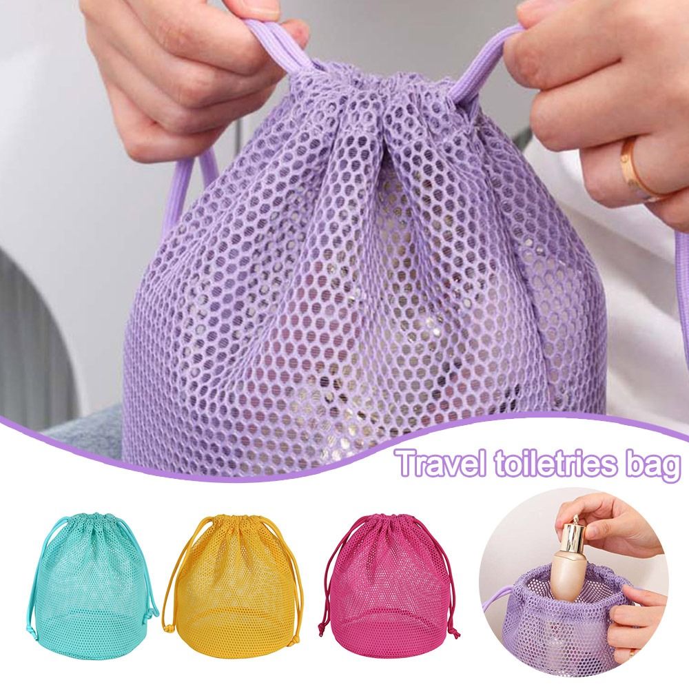Cosmetic Bags - New Dopamine Color Cosmetic Bag Mesh