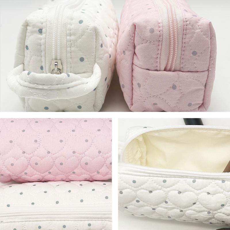 Portable Polka Dot Cosmetic Ba - Cosmetic Bags ulasan dan harga