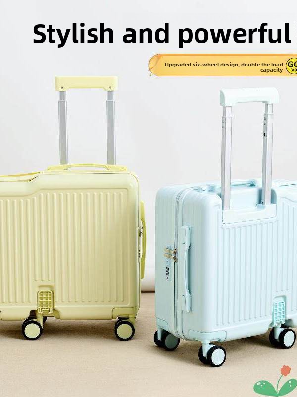 2026 New Children's Luggage Al - Aluminum Frame Carry On Luggage ulasan dan harga