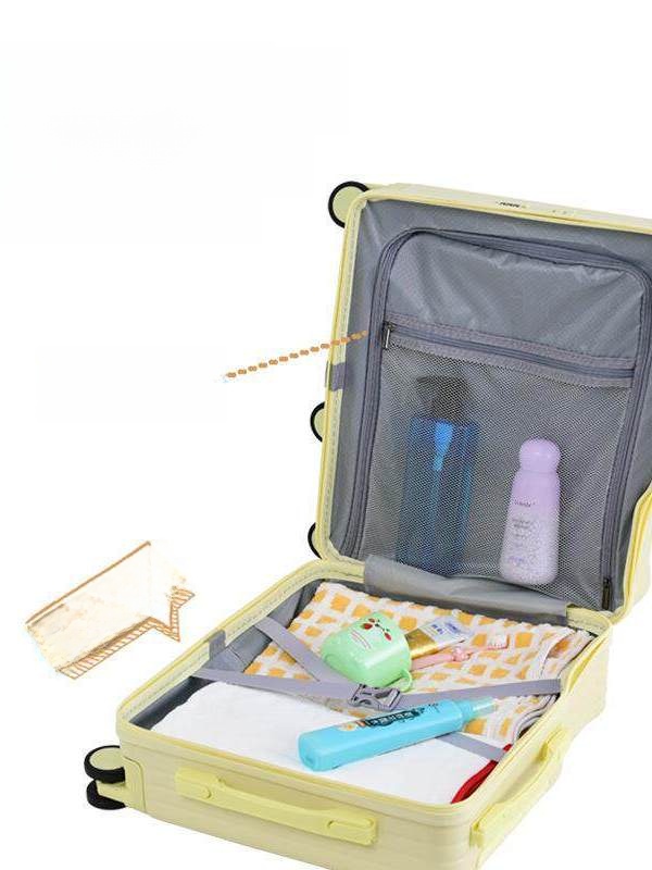2026 New Children's Luggage Al - Aluminum Frame Carry On Luggage ulasan dan harga