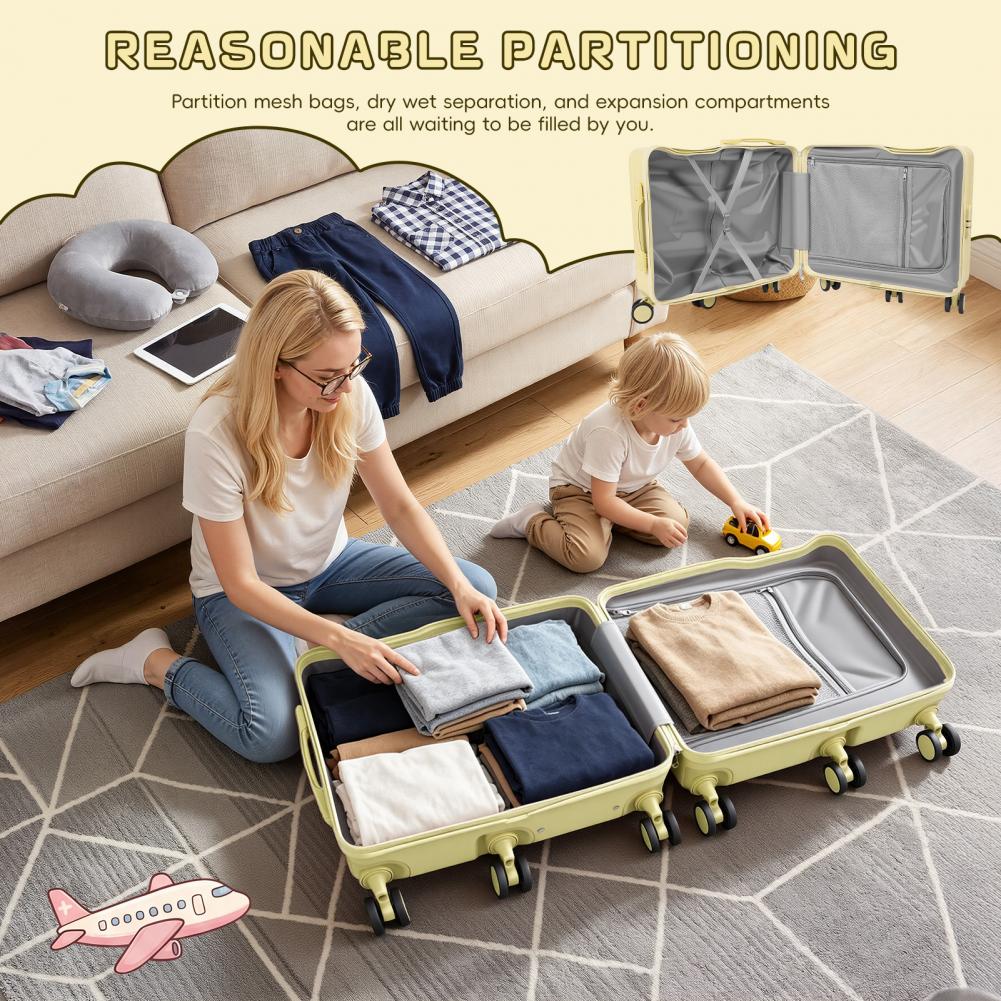 20 Inch Kids Ride-On Luggage F - Kids Ride On Suitcase Scooter ulasan dan harga