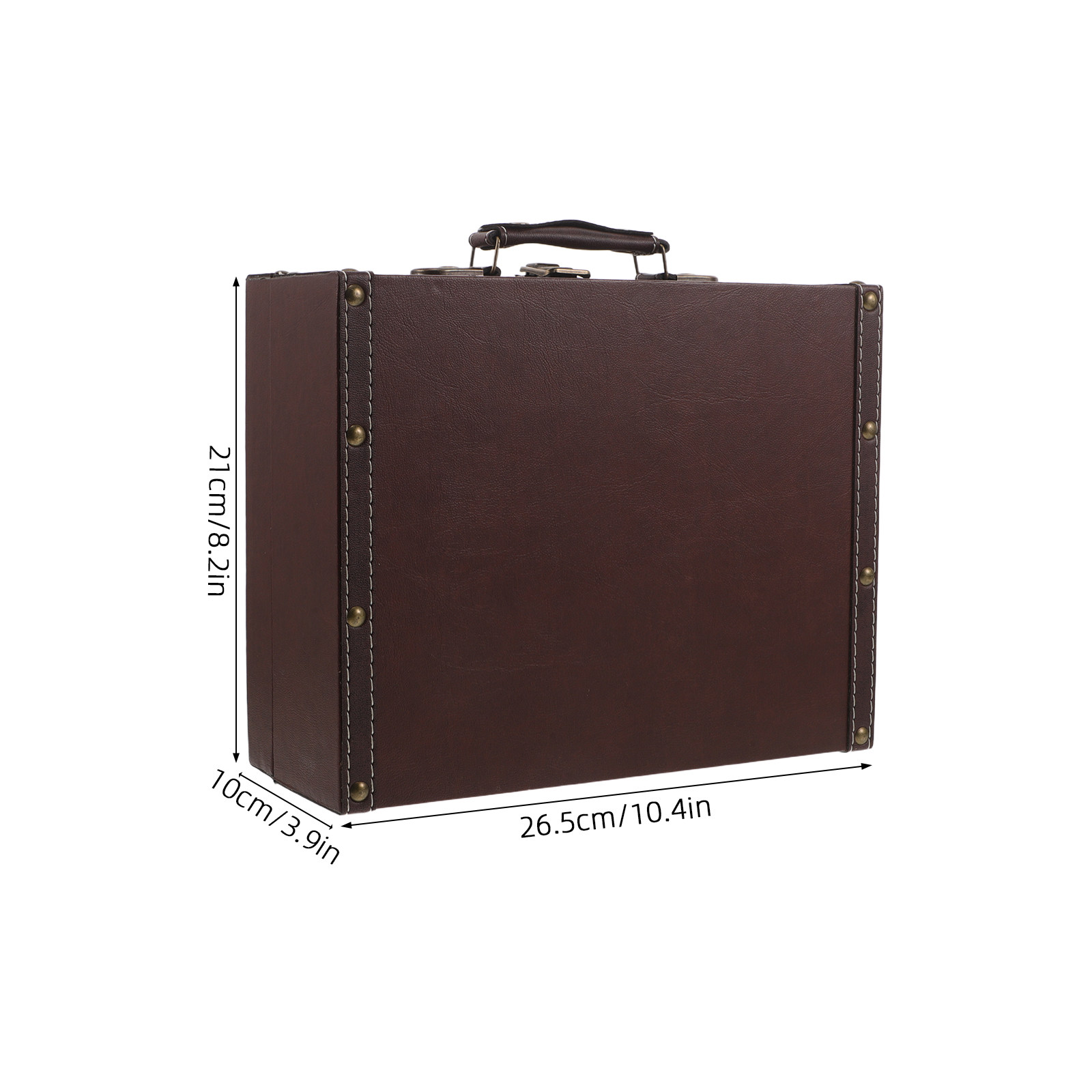 Wood Retro Storage Box Vintage - Retro Vintage Trunk Suitcase ulasan dan harga