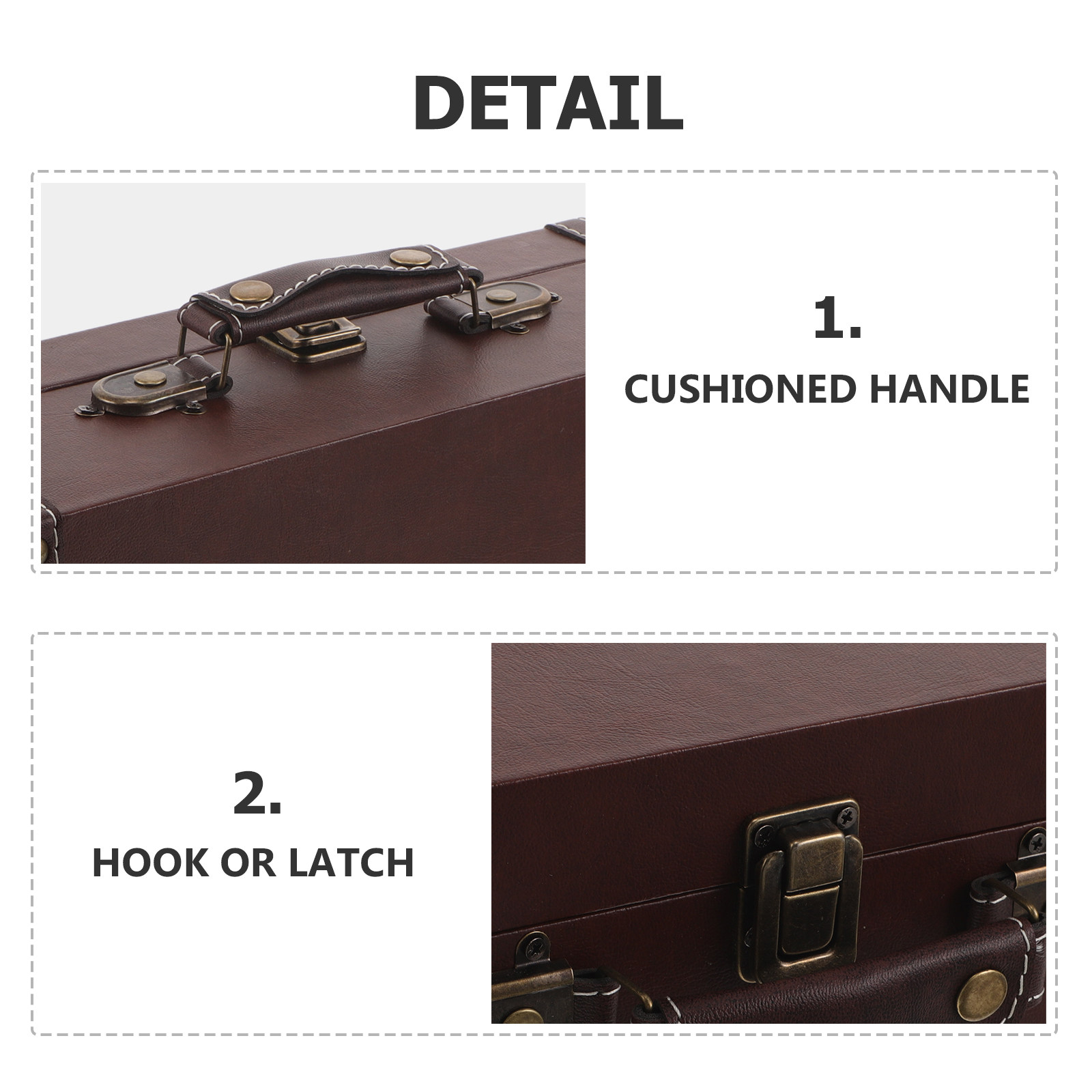 Wood Retro Storage Box Vintage - Retro Vintage Trunk Suitcase ulasan dan harga