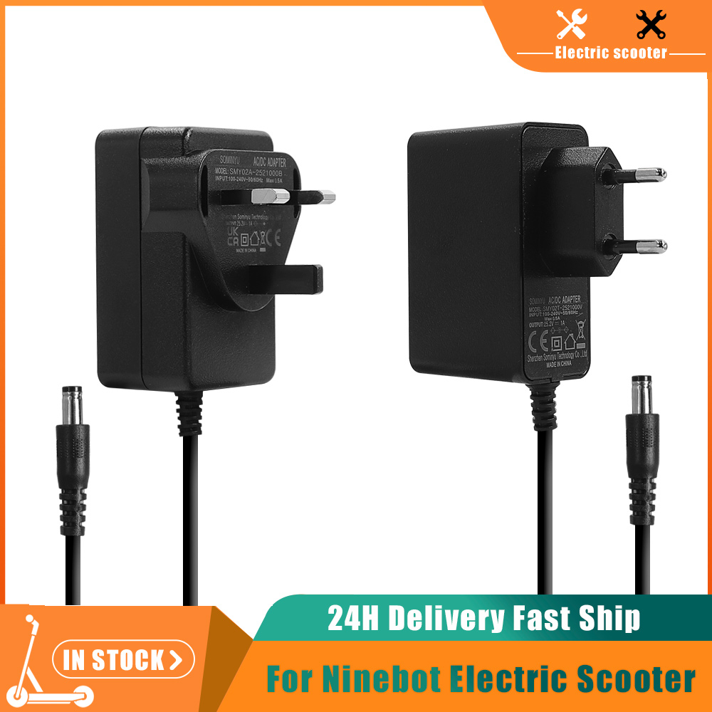 25.2V 1A Charger for Ninebot b - Kids Ride On Suitcase Scooter ulasan dan harga