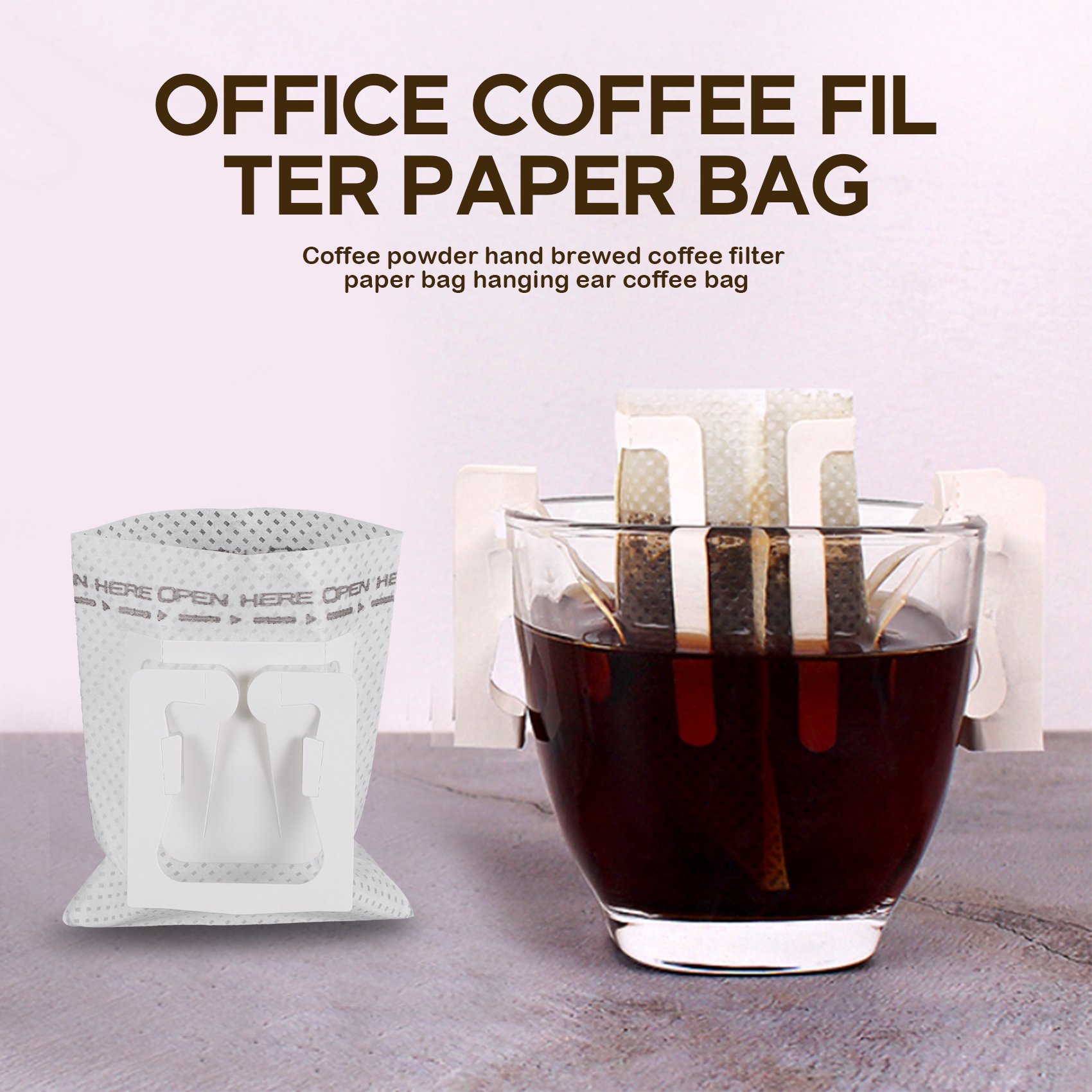 50Pcs / Pack Drip Coffee Filte - Travel Bags ulasan dan harga