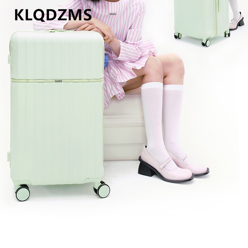 KLQDZMS Rolling Suitcase Large - Spinner Wheel Rolling Suitcase 20 Inch ulasan dan harga