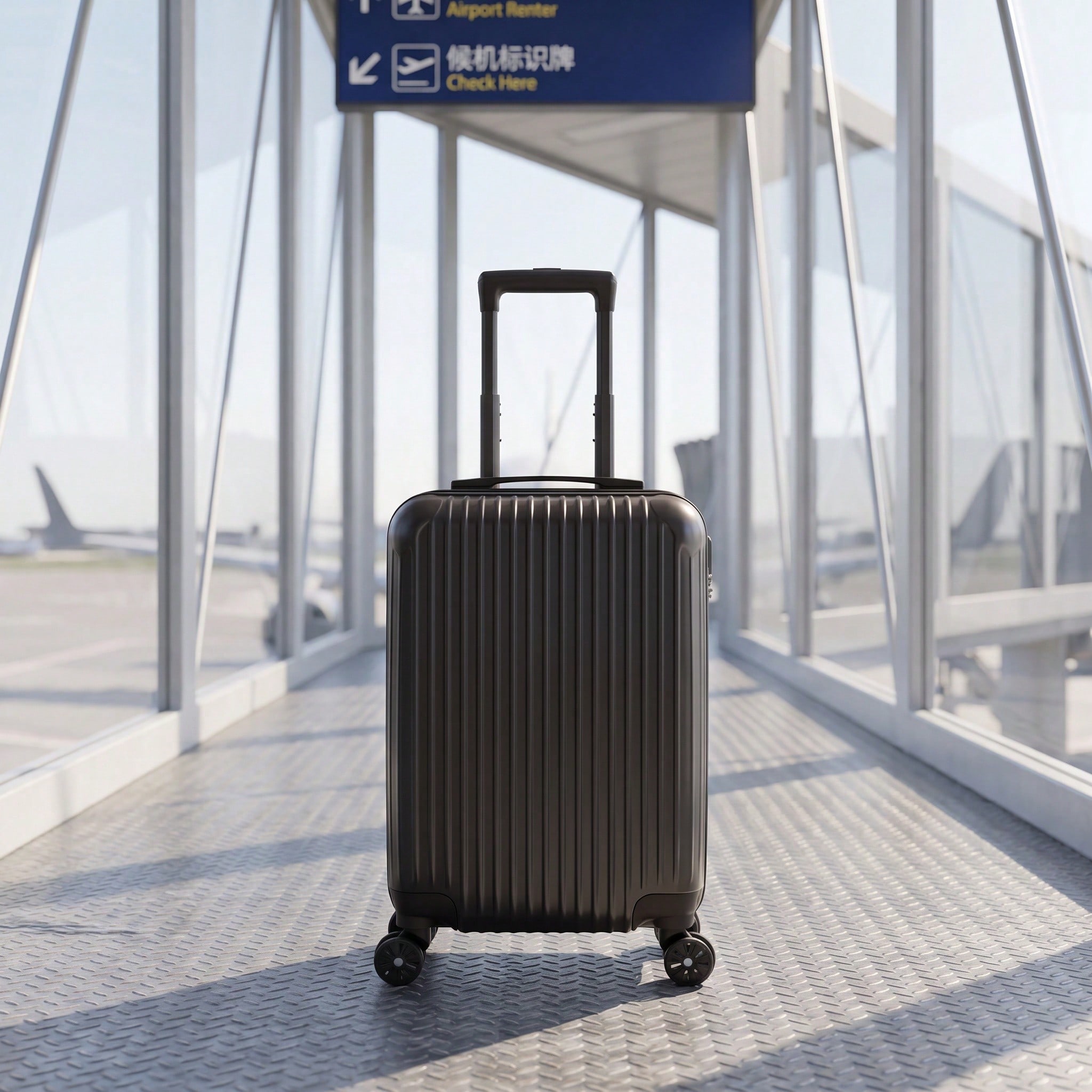 20 Inch ABS Hardside Carry On  - Cabin Size Lightweight Travel Trolley ulasan dan harga