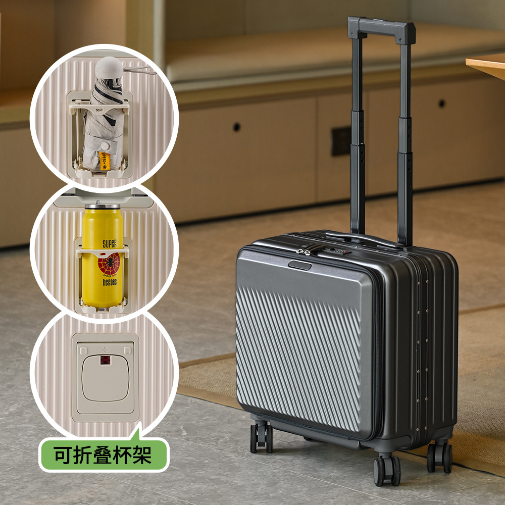 18 Front Opening Carry On Suit - Aluminum Frame Carry On Luggage ulasan dan harga