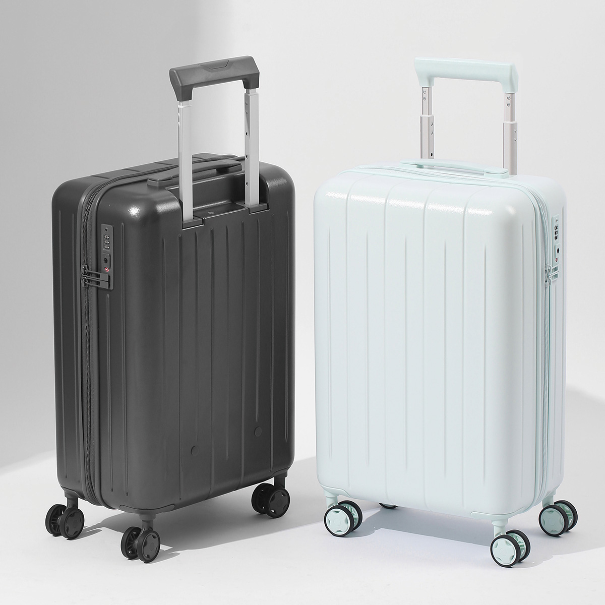 20 Inch PC Hard Shell Luggage  - Spinner Wheel Rolling Suitcase 20 Inch ulasan dan harga