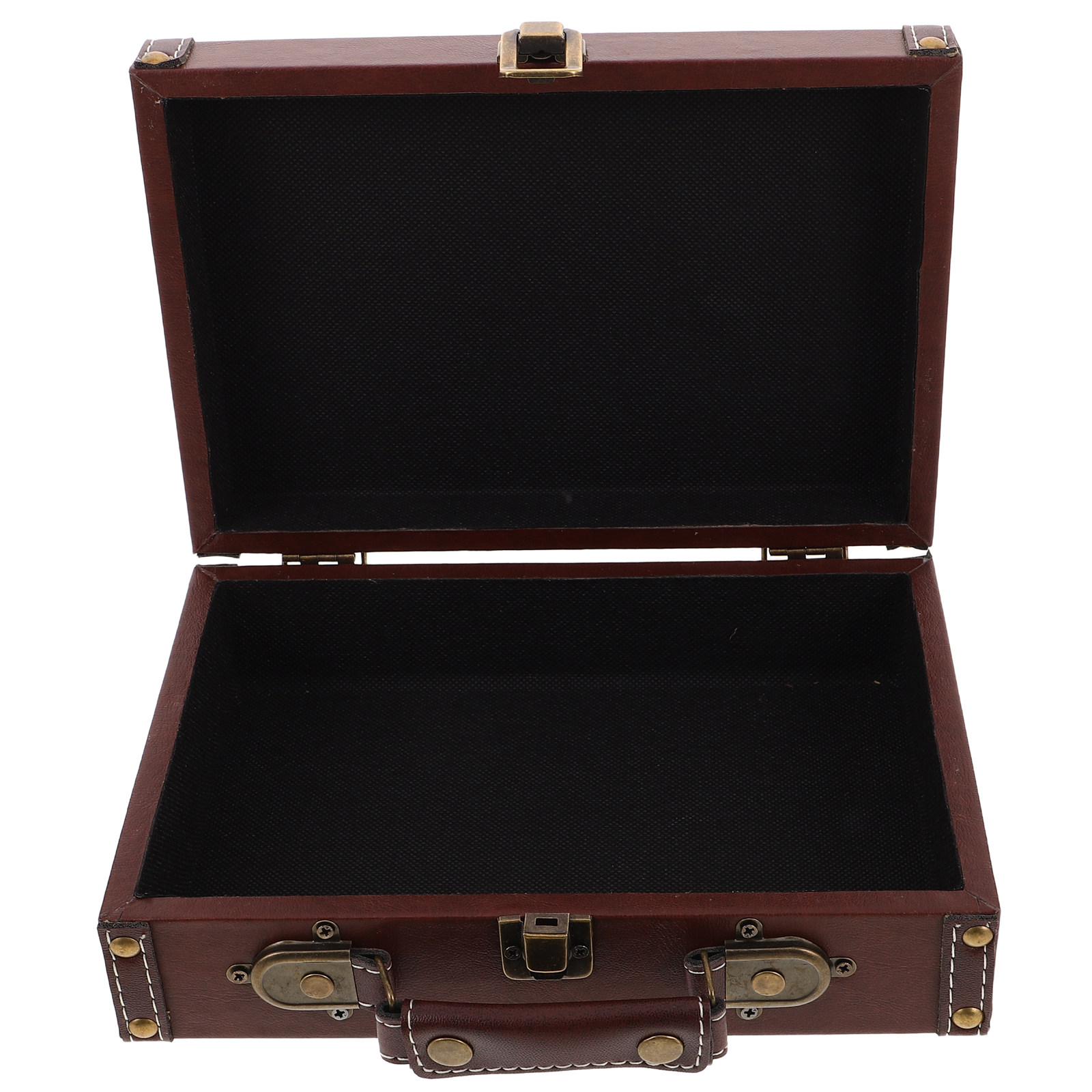 Vintage Wooden Storage Box Ret - Retro Vintage Trunk Suitcase ulasan dan harga