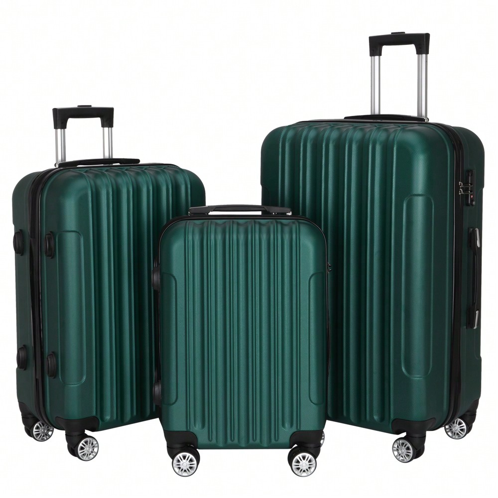 3-In-1 Multifunctional Large C - Expandable Hard Shell Luggage Set ulasan dan harga
