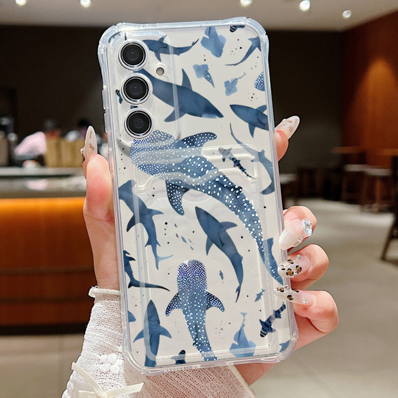 Ocean Shark Whale Phone Case F - Wallets ulasan dan harga