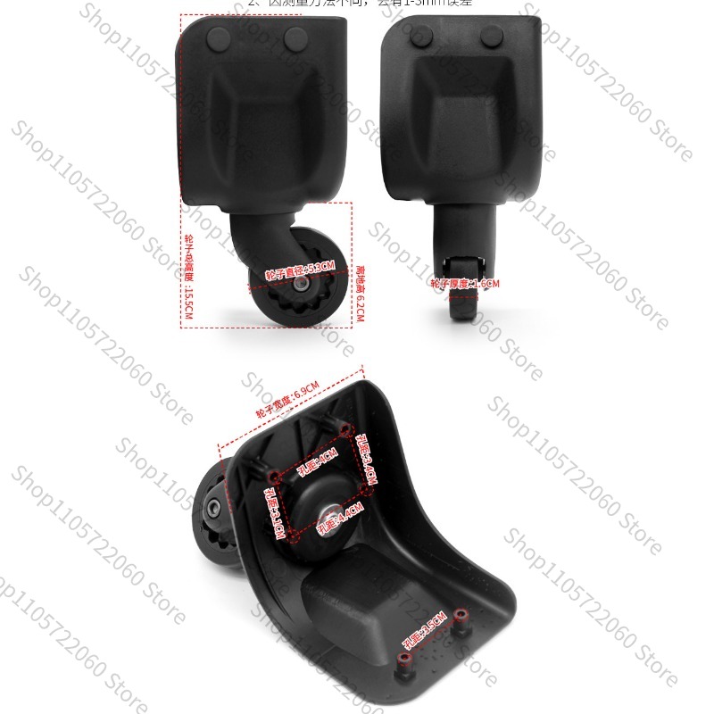 For BW042# Replacement Luggage - Silent Replacement Luggage Wheels ulasan dan harga