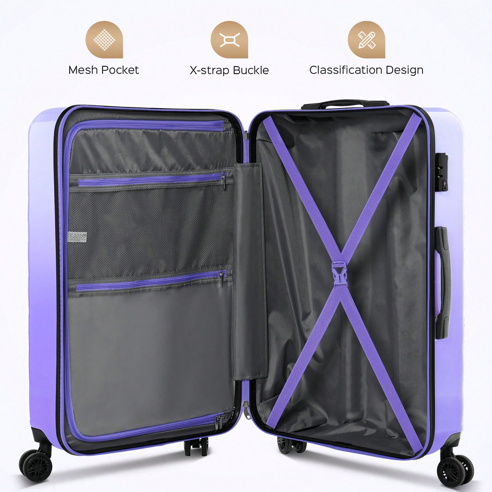 20/28 Inch Hardshell Luggage S - Spinner Wheel Rolling Suitcase 20 Inch ulasan dan harga