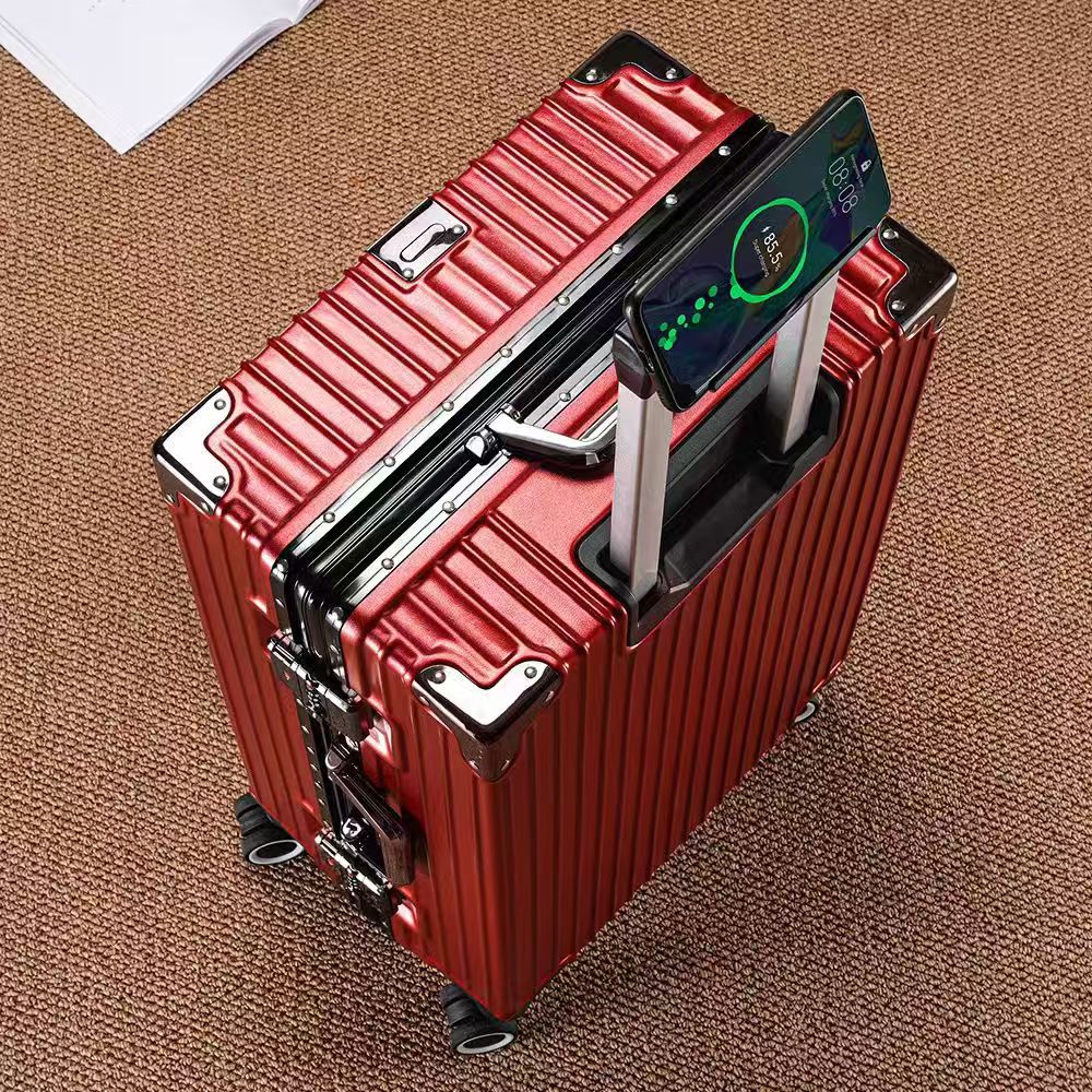 【drop deal】aluminum frame suit - Aluminum Frame Carry On Luggage ulasan dan harga