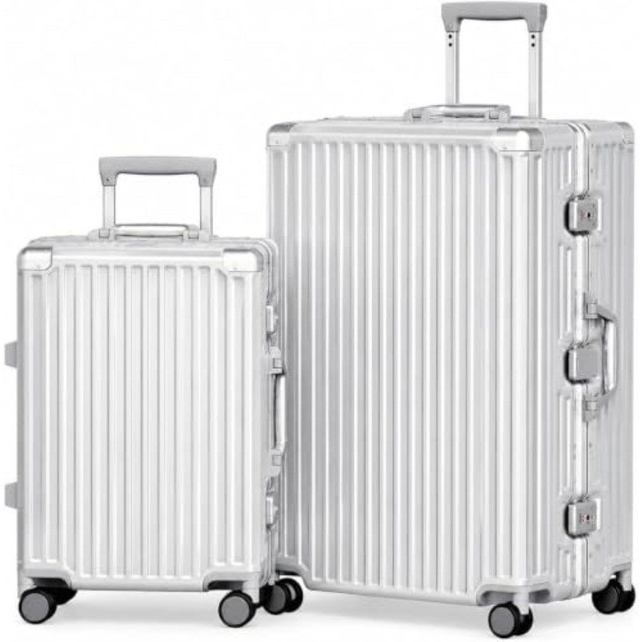 Luggage Sets 2 Pcs Aluminum Fr - Aluminum Frame Carry On Luggage ulasan dan harga