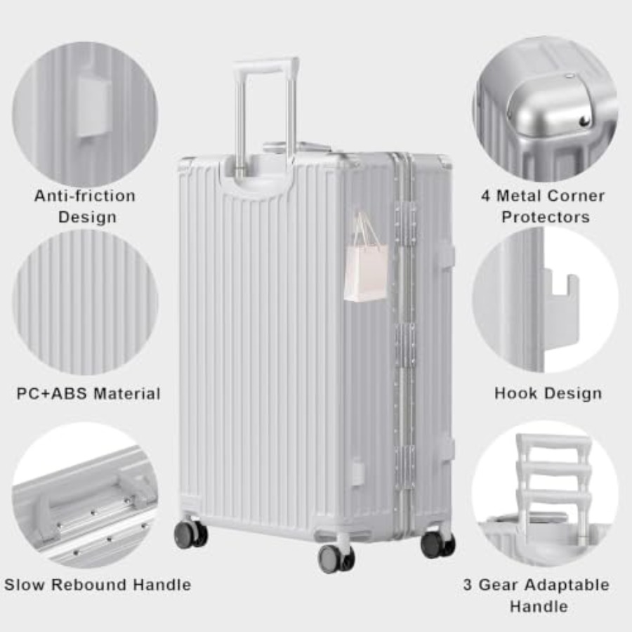 Luggage Sets 2 Pcs Aluminum Fr - Aluminum Frame Carry On Luggage ulasan dan harga