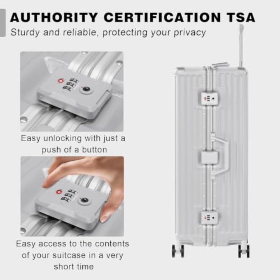 Luggage Sets 2 Pcs Aluminum Fr - Aluminum Frame Carry On Luggage ulasan dan harga