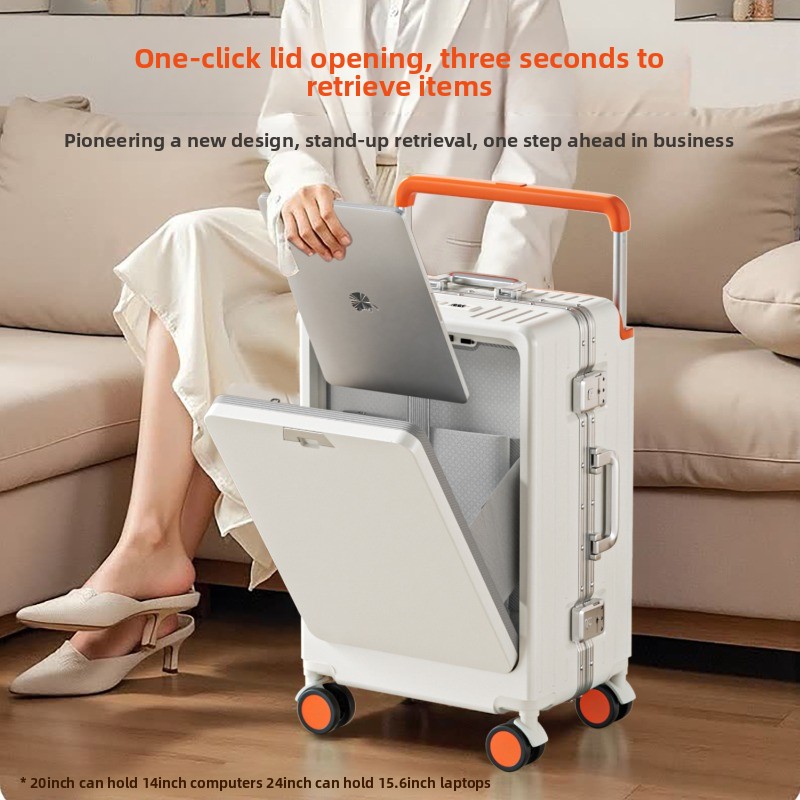20/24/26 inch Aluminum Frame L - Spinner Wheel Rolling Suitcase 20 Inch ulasan dan harga