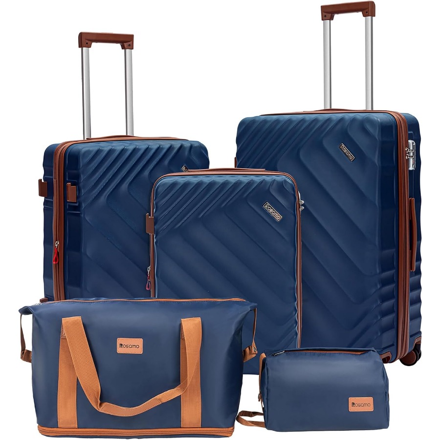 5-Piece Hard Shell Expandable  - Expandable Hard Shell Luggage Set ulasan dan harga